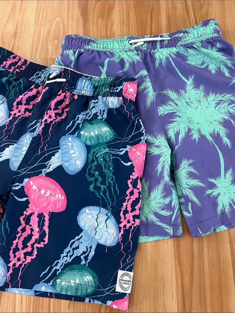 Abercrombie kids boys swim trunks with liner 2 pairs size 13/14